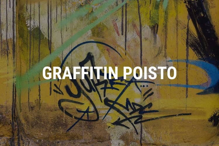 Graffitin poisto uusin